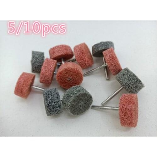 Nylon polishing machine with For grinding rotary tool abrasive rotating drills Grinding wheel Felt polishing pad 5/10pcs