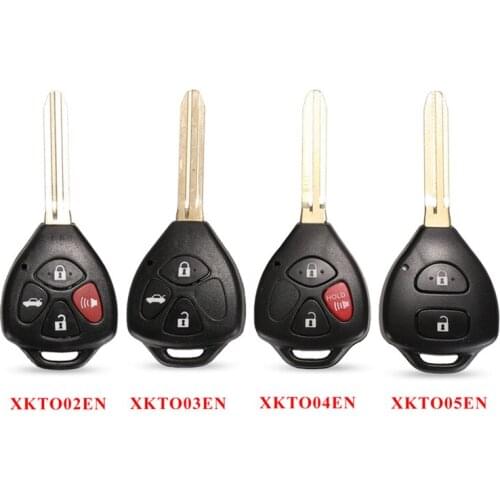 10pcs/lot Xhorse universal VVDI wire remote control XKTO02EN XKTO03EN XKTO04EN XKTO05EN no transpponder chip for Toyota VVDI2