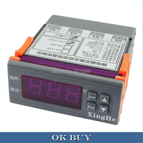 AC 220V Constant Cooling Heating Dual Output LED Digital Temperature Controller -50~110 Degree Celsius Automatic Thermostat