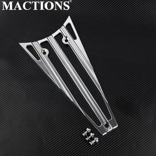 Motorcycle Accessories CNC Billet Frame Grill Chrome Aluminum For Harley Touring Road King Electra Glide 2009-2012 2013