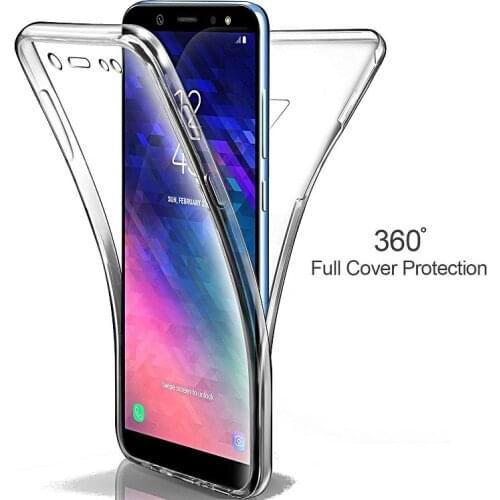 COVER for Samsung Galaxy J6 2018 front back 360 ° SILICONE TOUCH FULL
