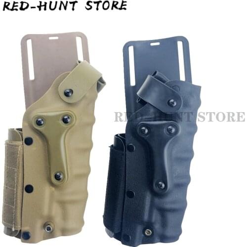 Combat Drop Leg Gun Holster Adjustable Right Left Hand Pistol Gun Holster Leg Platform Holster Case Glock17/M9/1911/P226