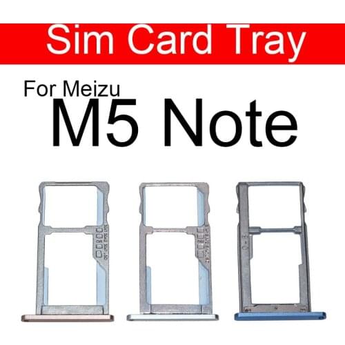 Sim Card Tray Holder For Meizu Meilan Blue Charm Note5 M5 Note M621c M621h Micro SD Reader Sim Card Slot Replacement Repair