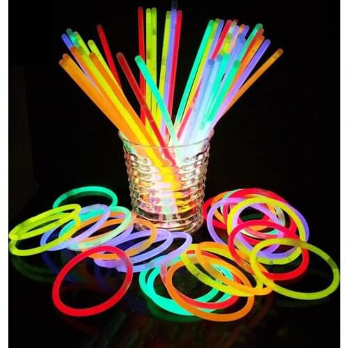 Christmas Party Supplies Party Fluorescent Bracelets Neon Sticks Glow Stick Necklace Glow in the Dark LX8363
