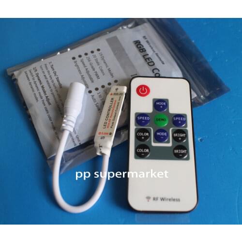 11keys controller for 5050/3528 LED RGB LED Strips Controller IR Remote Dream color LED strip RGB