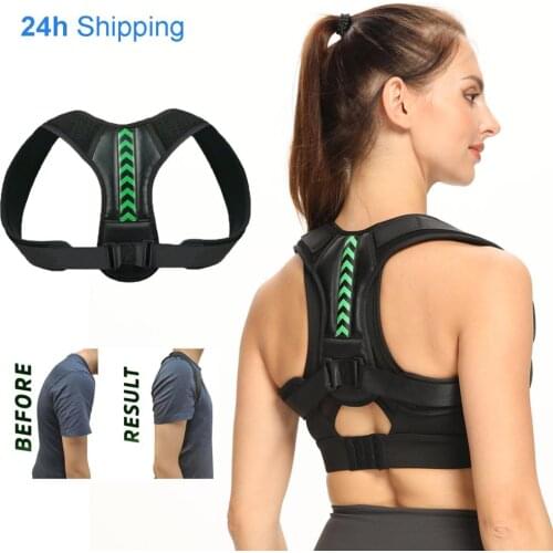 Adjustable Back Posture Corrector Belt Clavicle Spine Men Women Home Office Outdoor Upper Back Waist Shoulder Posture Correction