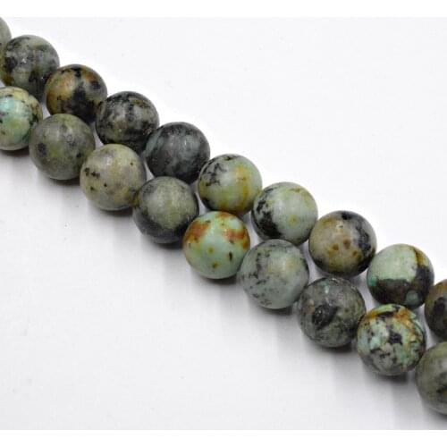 Natural Stone African Turquoises Wholesale Loose Beads for Jewelry Making Accessories DIY Free Shipping 4-12mm Wholesale