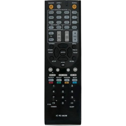 New RC-863M Replaced Remote Control fit for Onkyo AV Receiver HT-S5600 HT-R2295 HT-R592