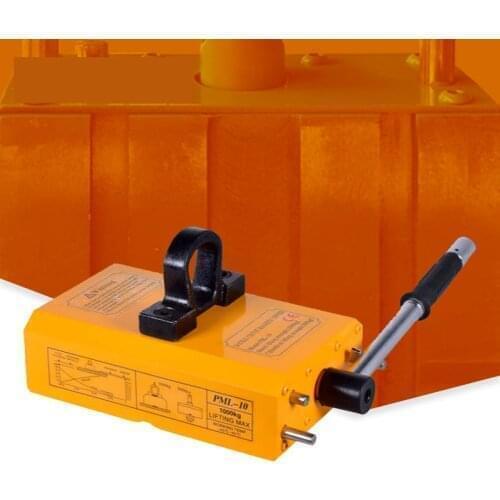 Permanent magnet thin plate suction cup 300kg-1T ton dual magnetic circuit permanent magnet jack super strong magnetic for steel