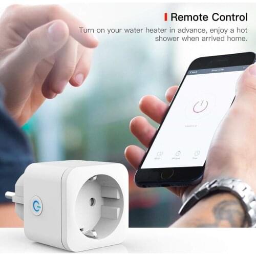 Tuya WIFI Smart Plug Smart Switch Socket EU Plug Intelligent Timing Socket Voice Intelligent Control Wireless Socket Adaptors