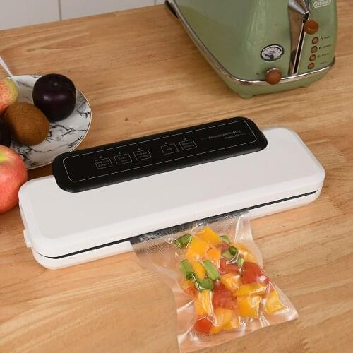 Automatic Vacuum Sealer Packer Vacuum Air Sealing Packing Machine For Food Preservation Dry, Wet, Soft Food with Free 10pcs Bags
