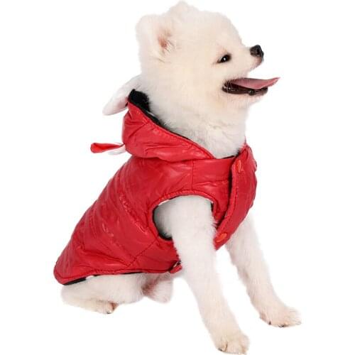Dog Cat Windbreaker Winter Warm Coat Jacket Warm Thick Pet Puppy Hoodie Winter Warm Clothes Apperal