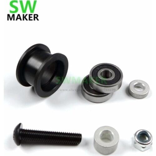 1set Smooth Idler Pulley wheel Kit for Openbuilds V-Slot rail,OX CNC,V Slot,H type,H wheel