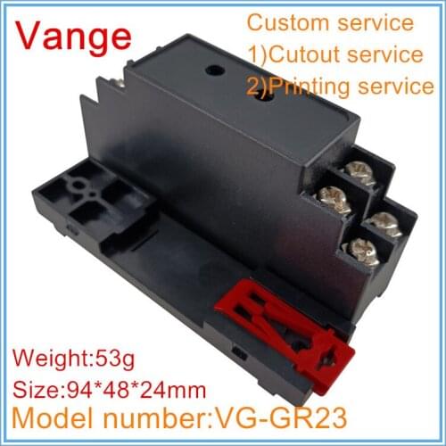 1pcs/lot wire connector project box 94*48*24mm ABS plastic enclosure housing shell terminal block outlet boxes