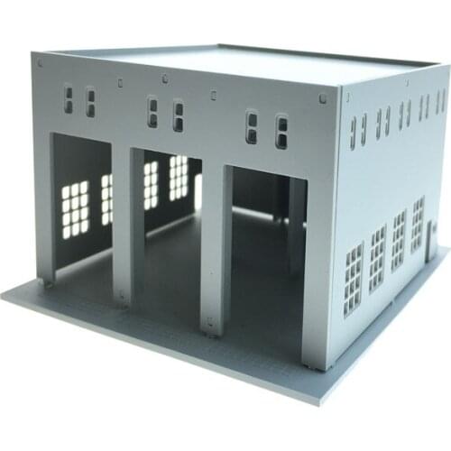 2020 hot sale new architecture1/50 1/64 1/72 1/87 1/100 1/150 n ho scale model building factory warehouse for train layout