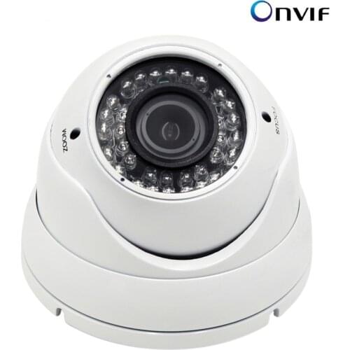 5MP Dome POE Surveillance IP Security Camera Indoor 2.8-12mm Varifocal Motion Detection High Resolution CCTV Camera 30M IR