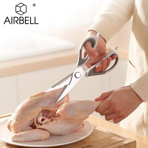AIRBELL Kitchen scissors snack nuts chicken fish Scales gadget accessories tool cooking vegetable cutter peeler Cans beer opener