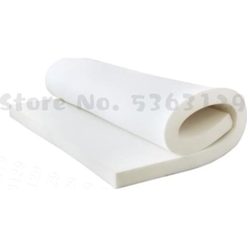 White High Density Seat Foam Rubber Replacement Polyurethane Upholstery Cushion Foam Pad Firm Foam Sheet Cushion Pads 200X60X5cm