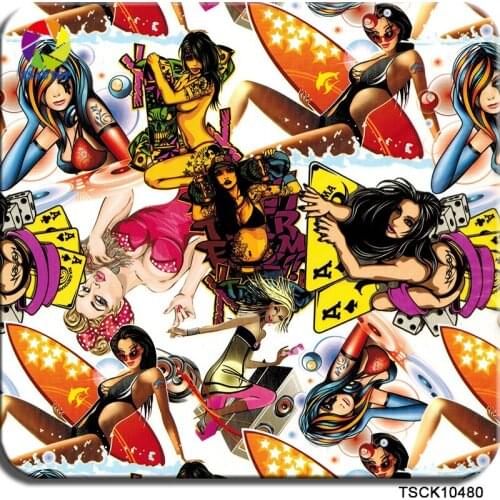 Free shipping TSAUTOP Width 0.5m hydro dipping water transfer printing film WDF10480