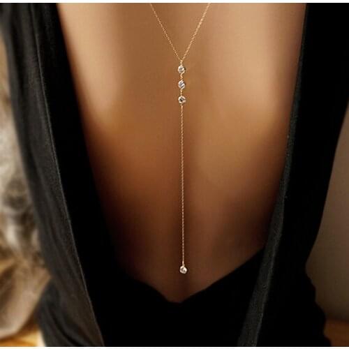 Body Chain Waist Chain For Women Sexy Street Shooting Simple Snake Necklace Dress Beach Bikini Bra Harness Belly Chain