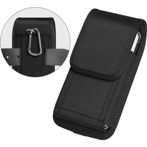 Cell Phone Pouch Nylon Holster Case with Belt Clip Cover For Samsung Galaxy S20 Plus Note 20 Ultra A21 A11 Oxford cloth Cover