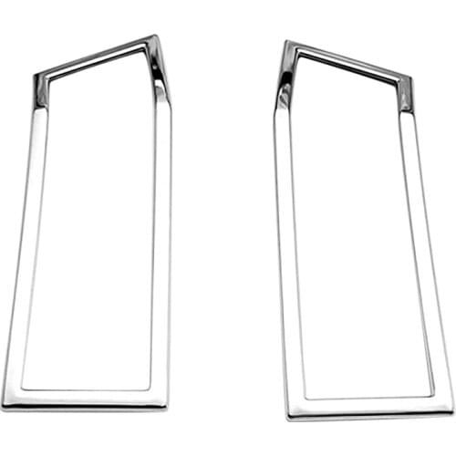 For Mitsubishi Delica D5 2020 2021 ABS Chrome Rear Reflector Fog Light Lamp Cover Trim Bezel Frame Car Styling