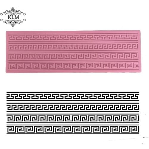 KLM New Chinese style lace lace cake decoration mould Dry Pace Cake Embossed Silicone Mould