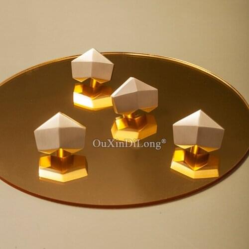 Top Beautiful 10PCS European Pure Brass Love Cabinet Door Handles Cupboard Wardrobe Drawer Kitchen Cabinet Pulls Handles & Knobs