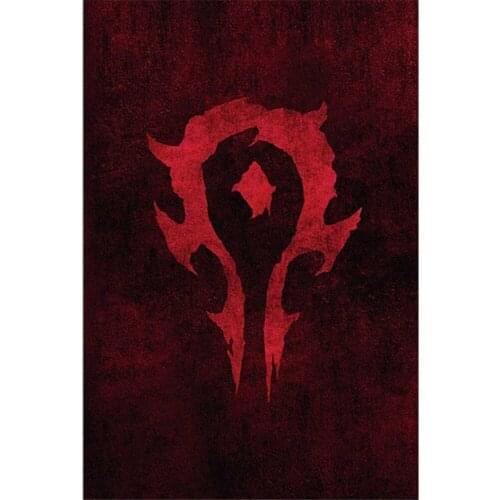 World Of Warcraft DIY Cross Stitch 11CT Embroidery Kits Craft Needlework Set Cotton Thread Printed Canvas Home Room