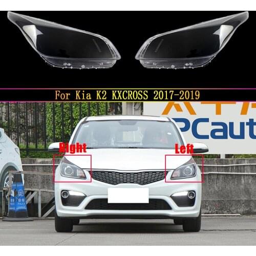 Headlamp Shell Headlight Cover Headlight Shell Transparent Lens Lampshade Headlamp Glass For Kia K2 KXCROSS 2017 2018 2019