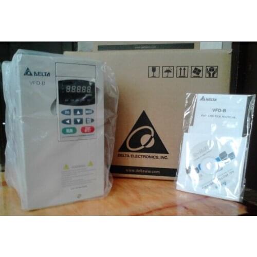 Original Motor Drive VFD-B Series VFD075B43A,10HP, 7.5KW, 460V 3-PHASE, Frequency Converter NEW in Box