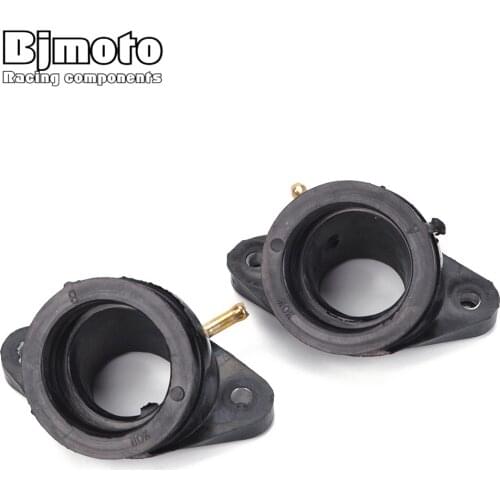 2PCS Motorcycle 2GV-13586-01 2GV-13596-00 Carburetor manifold Interface Adapter For Yamaha XV400 XV500 XV535 Virago 400 500 535