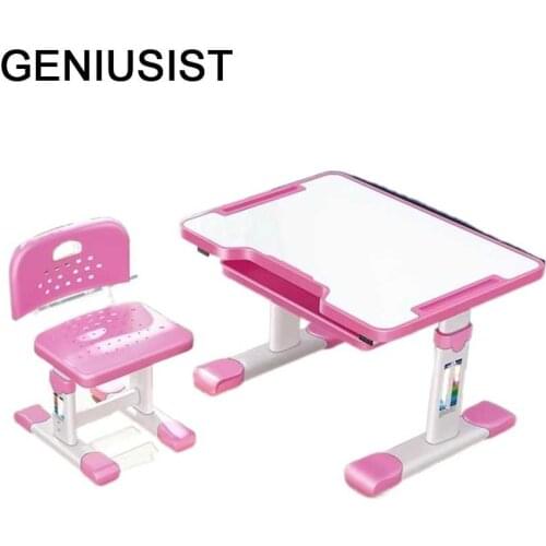 Chair and Cocuk Masasi Pupitre Tavolo Bambini Toddler Mesinha Adjustable Mesa Infantil Bureau Enfant for Study Kids Table