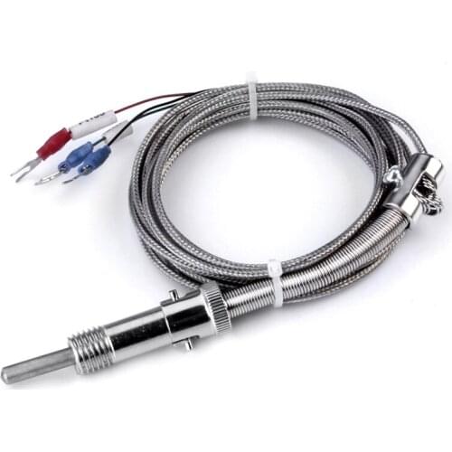 1M Thermocouple WZPT-01 Temperature Sensors Stainless Steel Thermocouple PT100 5*64mm