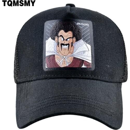 TQMSMY Cotton Mesh Hats Mens Summer Trucker Hats Women Anime Baseball Cap for Men Caps Snapback Hat TMDH97