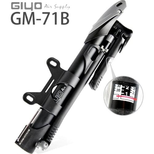 GIYO GM-71B/71 Bicycle Micro Floor Pump Cycling Portable Air Inflator MTB 140psi Presta Schrader Valve F/V A/V Mini Hand Pump