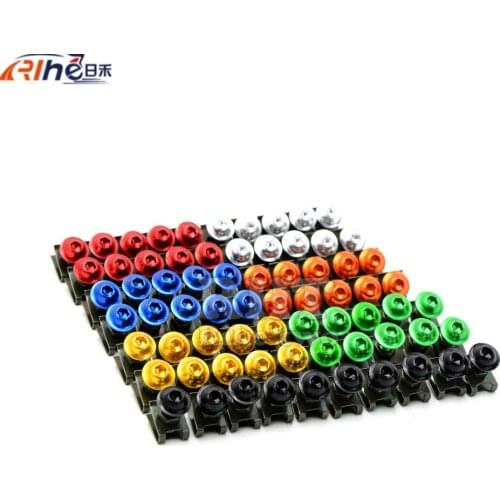 10 pieces 6mm motorcycle fairing body screws for honda shadow Suzuki 2006-2010 GSX-R 600 750 K6 & 2005-2006 GSXR 1000 GSXR1000