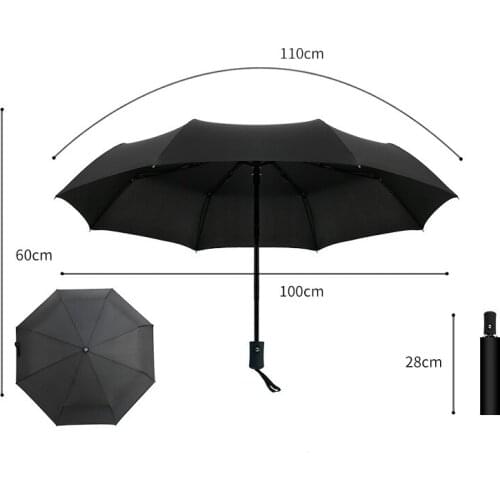 Pattern Rain Umbrellas Simple High Quality Portable Sun Travel Umbrella Windproof Automatic Waterproof Ambrella Men Gifts EC50YS