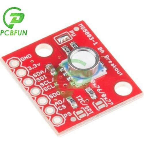 1.8 to 3.6V MS5803-01BA Pressure Sensor Breakout with I2C SPI Interface Electronic Component Sensor Module 1.4mA Peak Current