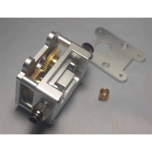 High precision 3D printer accessories Ultimaker2+ all metal double wheel deceleration extruder 1.75mm/3mm disc feeder