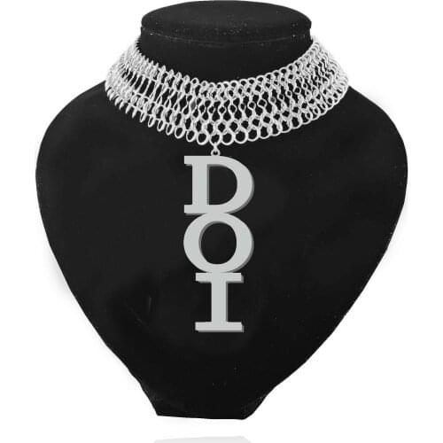 Big size Stainless Steel Shrine Mason Products T30 Daughters of Isis DOI Daughter D.O.I. Necklace Jewelry