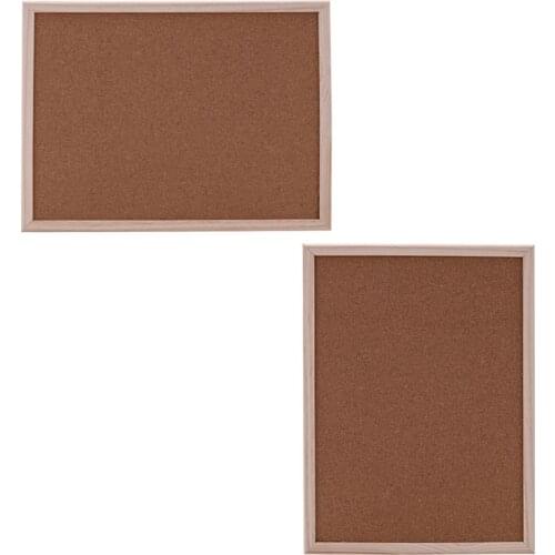 30x40cm Cork Board Drawing Board Pine Wood Frame White Boards Home Office Decorative
