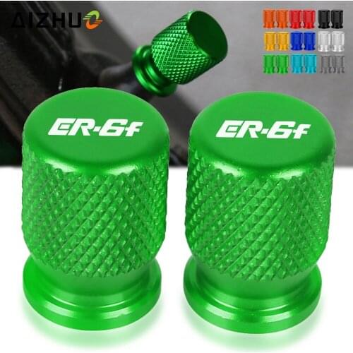 ER 6F Motorcycle CNC Vehicle Wheel Tire Valve Stem Caps Cover Accessories Universal FOR KAWASAKI ER6F ER-6F 2009-2017 2016 2015