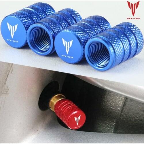 MT09 For Yamaha MT-09 2014-2020 2019 2018 2017 2016 2015 CNC Aluminum Tire Valve Air Port Cover Stem Caps Motorcycle Accessories