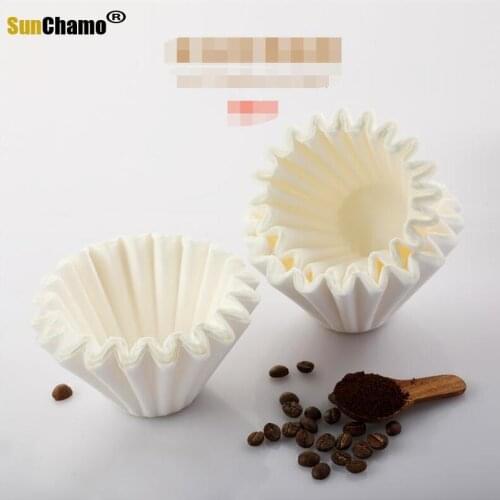 Hot Selling Newest Cake Coffee Filter Paper Filter Paper Hand Drop Filter Household Coffee Machine Egg Tart Bowl Cup 50 Pieces