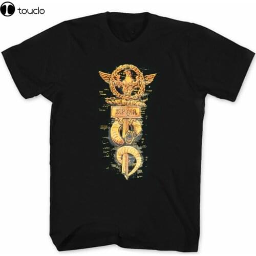 Senate Of The People And Romans Rome Empire Eagle Spqr T-Shirt Summer Cotton Short Sleeve O-Neck Men T Shirt New S-5Xl Tee Shirt