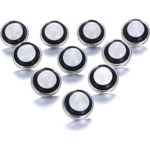 10Pcs/lot Wholesale Buttons 12mm Small The Bloomer Snap For Leather Bracelet &Bangle DIY Jewelry