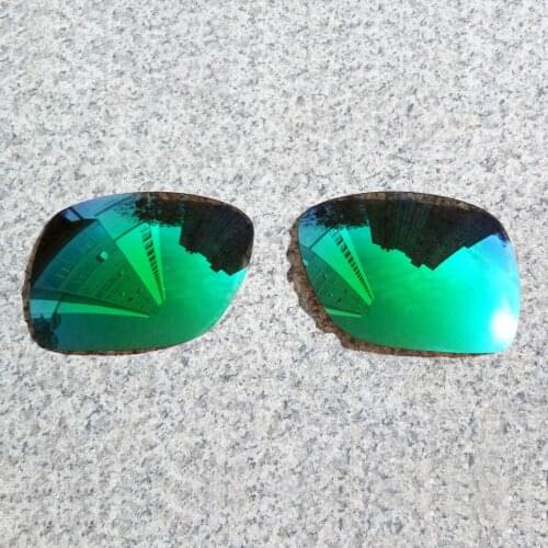 E.O.S Polarized Enhanced Replacement Lenses for Oakley Dispatch 1 Sunglasses - Emerald Green Polarized Mirror