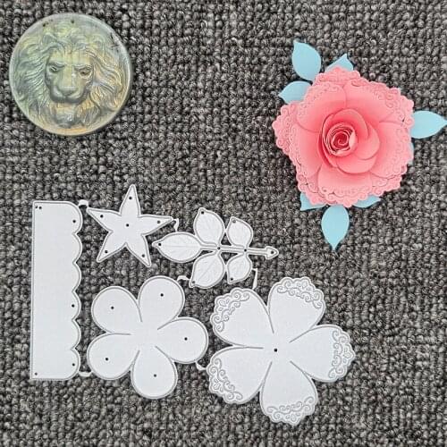 Flower cutting dies mold Scrapbook seal DIY album Rose Educational Joy Embossing Papercutting