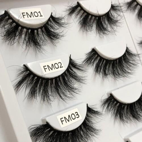 Buzzme Fluffy 15-18mm Lashes Regluar Length Volume 3D Mink Eyelashes Messy Reusable Cruelty Free Eye Lash
